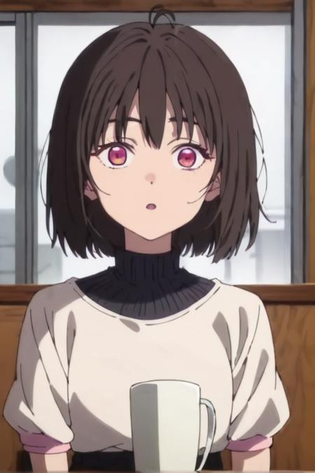 onasaiyuki,brown hair,  short hair,bangs,bob cut,(red eyes, purple eyes,pink eyes:1.5),antenna hair,ahoge,medium hair,hair between eyes,short hair, onasaiyuki,brown hair,  short hair,bangs,bob cut,(red eyes, purple eyes,pink eyes:1.5),antenna hair,ahoge,medium hair,hair between eyes,short hair,shirt, short sleeves, white shirt,skirt,black skirt,puffy sleeves, puffy short sleeves,turtleneck, onasaiyuki,brown hair,  short hair,bangs,bob cut,(red eyes, purple eyes,pink eyes:1.5),antenna hair,ahoge,medium hair,hair between eyes,short hair,skirt, black skirt, black footwear,skirt, shirt, school uniform, short sleeves,white shirt,shoes, socks, sailor collar, serafuku,black sailor collar,pleated skirt, blouse,loafers, onasaiyuki,brown hair,  short hair,bangs,bob cut,(red eyes, purple eyes,pink eyes:1.5),medium hair,hair between eyes,short hair, hat,shirt,black headwear, pants,red shirt,black footwear, jacket,collarbone,