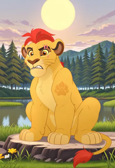 Kion & Baliyo [ The Lion Guard ] (Illustrious)