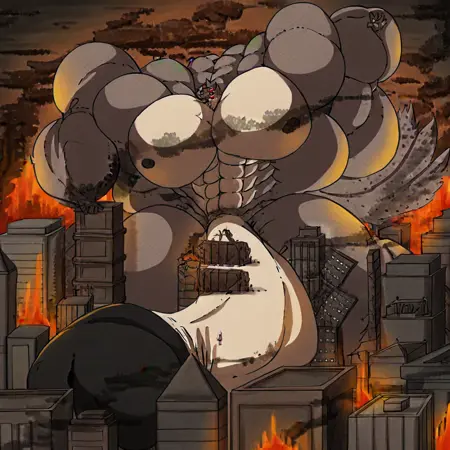 MutoPrime Catastrophe Pose + Hyper Muscles (Furry)