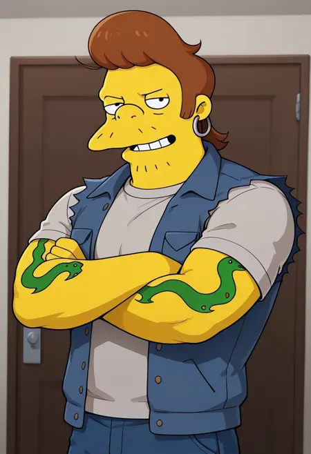 Snake Jailbird (The Simpsons) [Illustrious]