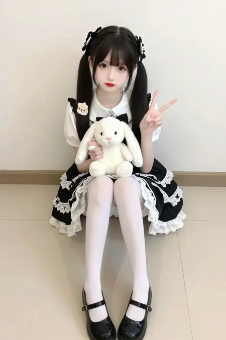 [Z-image]连裤袜和腿型优化大长腿细腿pantyhose白丝黑丝灰丝肉丝