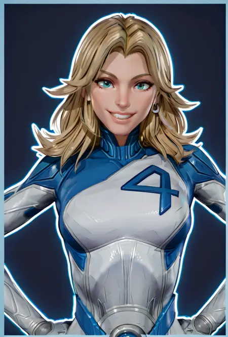 Sue Storm Invisible Woman -- Marvel Rivals Official in game Style