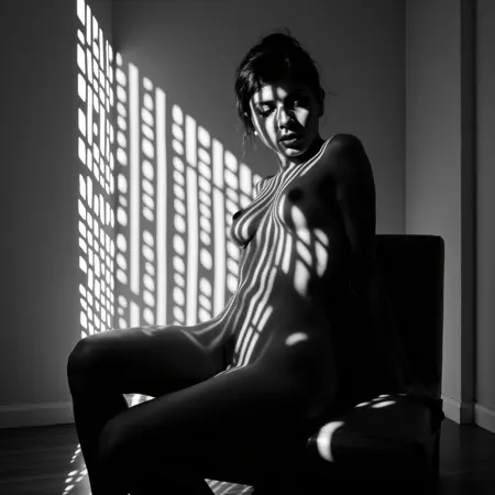 Artistic nudes window blinds bw-GMR