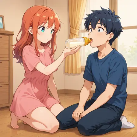 ABDL | Bottle Feeding | IL | BDSM | Multi angle