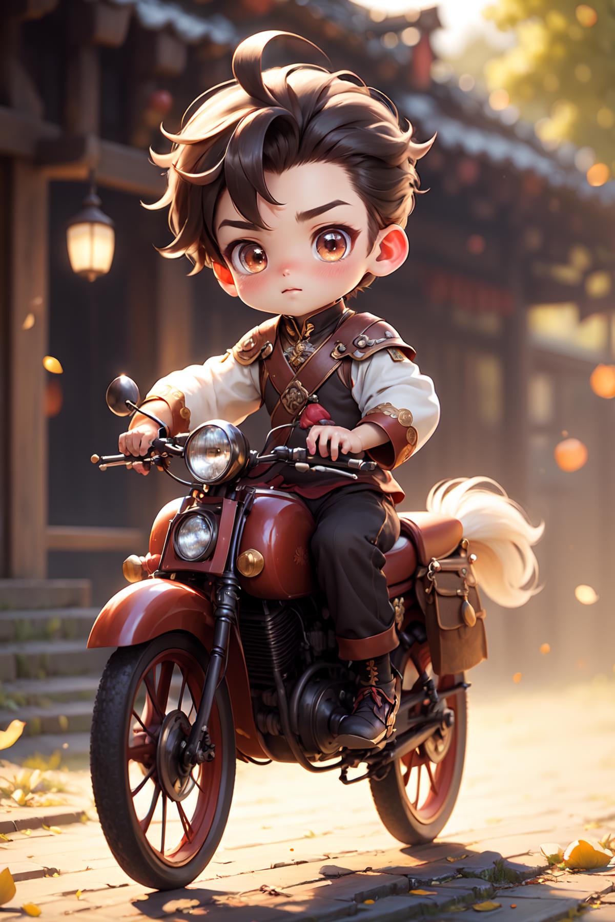 国风萌玩 | Chinese style cute doll image by XiongSan