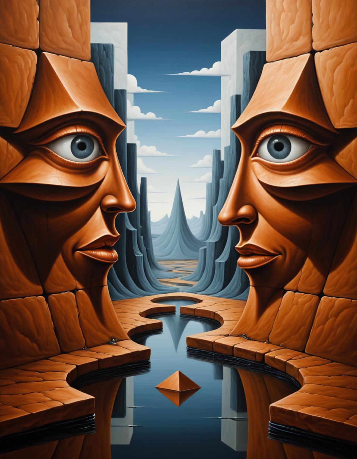 FF Style: Rafal Olbinski | Surrealist image by idle