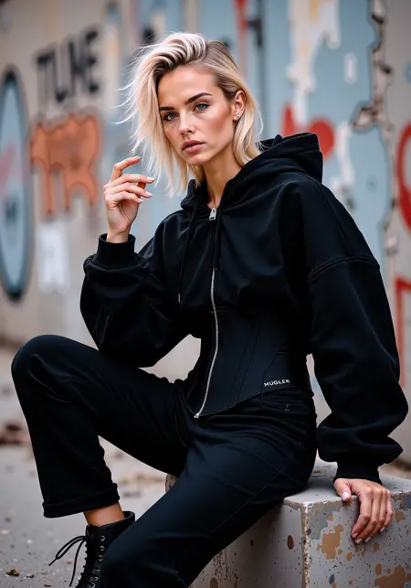 MUGLER - Corseted Hoodie [Flux]