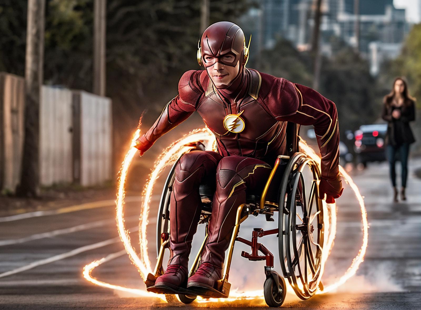 "The Flash in a Wheelchair"