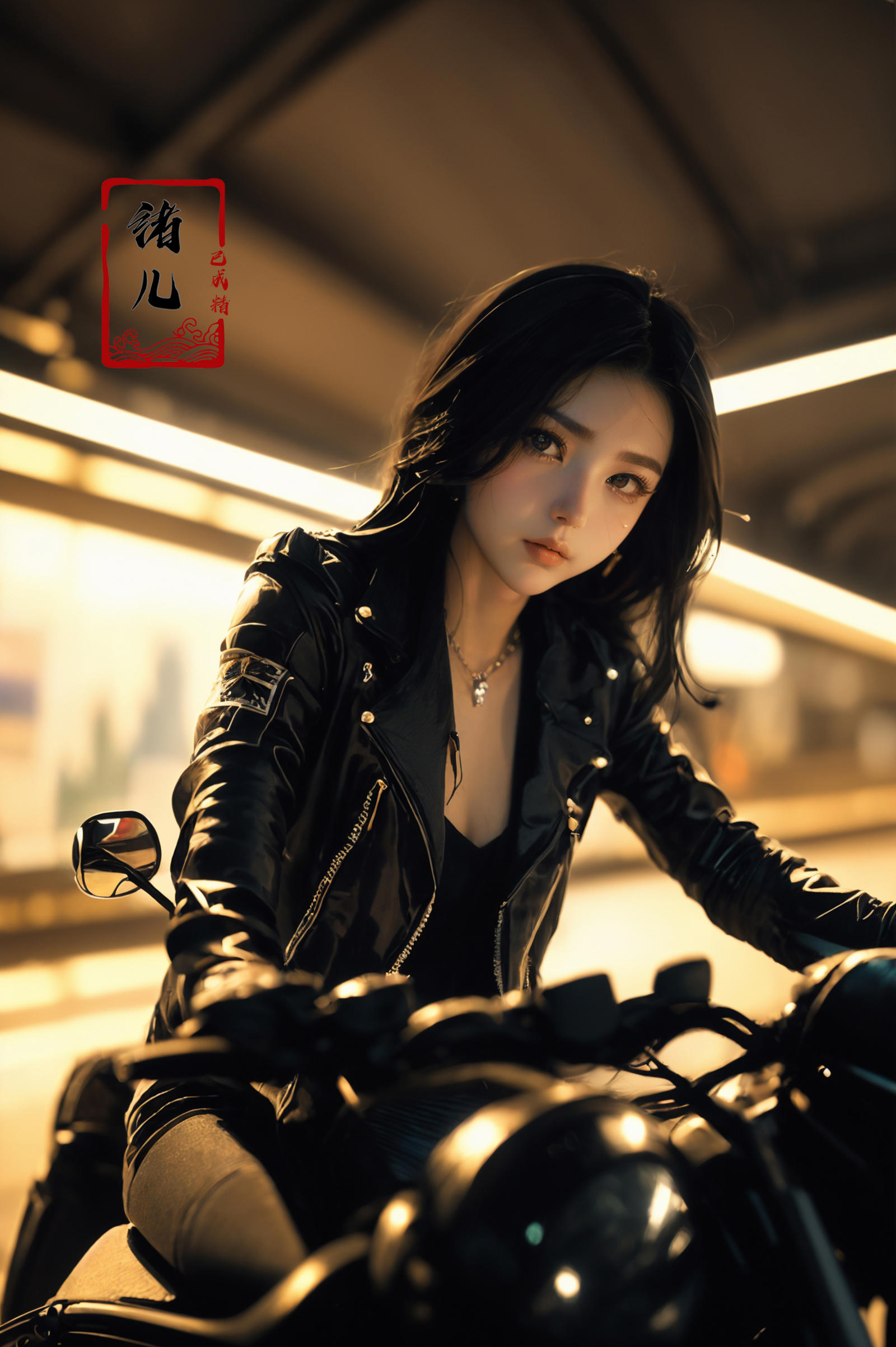 绪儿-摩托少女 xuer future motorcycle image by XRYCJ