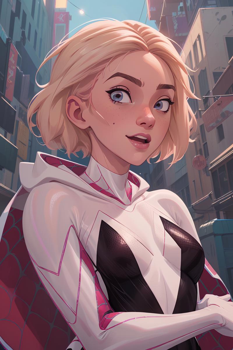 Spider Gwen (commission) | Goofy Ai image by aji1