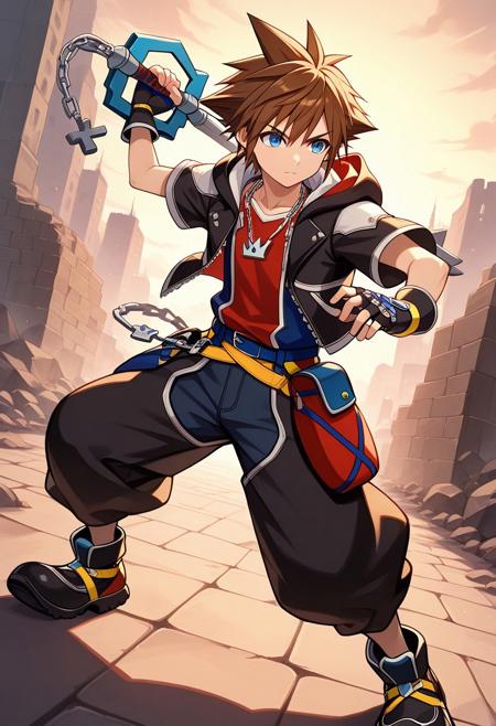 Sora - Kingdom Hearts - Pony + Illustrious Illustrious - 1.0