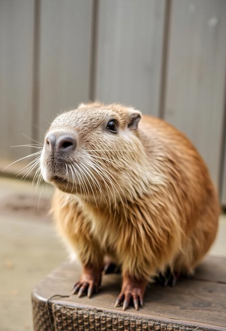 capybara at the cappy barber