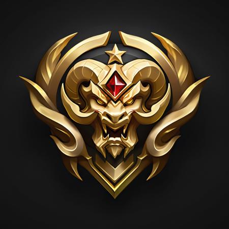 masterpiece, rank game icon,8k, <lora:rankgameicon_Hap_XL:1.6>, Create a logo using the name âStartingramâï¼