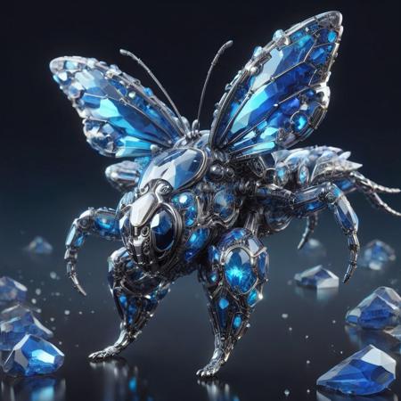 cyberpunk metropolis insect chorus,rustling leaf,nocturnal creatures,quantum entanglement BREAK <lora:bgst:1>bgst  tiny pal-v liberty aero (concept), sculpted body,
  voidmetal, multifunctional,
  crystalized texture,