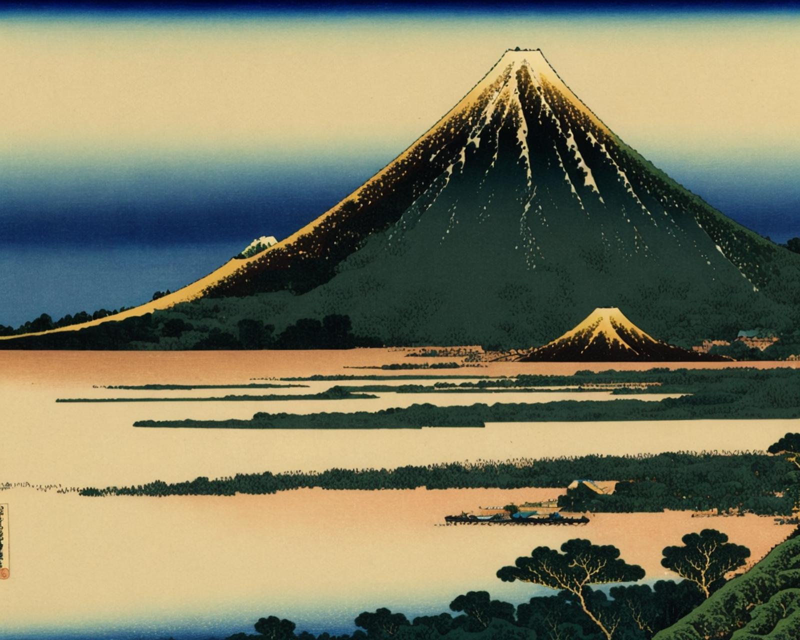 Katsushika Hokusai (葛飾 北斎／かつしか ほくさい) a ukiyo-e  Style image by oosayam