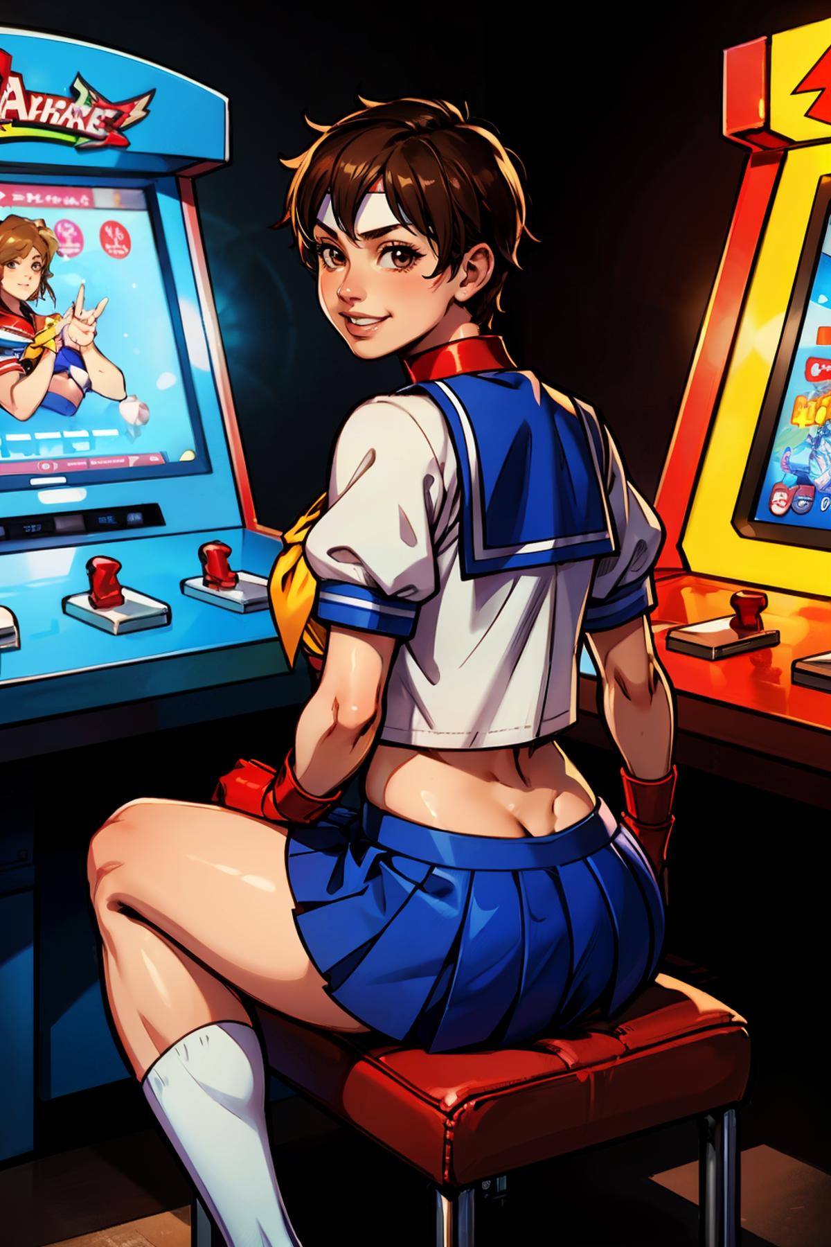 Sakura Kasugano (春日野 さくら) - Street Fighter - COMMISSION image by wikkitikki