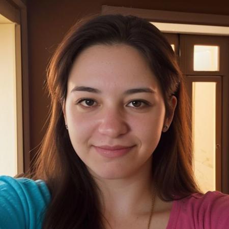 A selfie style photo of the last 25 year old woman from the last day of human kind on earth, extremely detailed