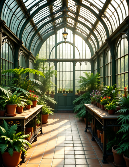 Victorian-style glass greenhouse v1.0