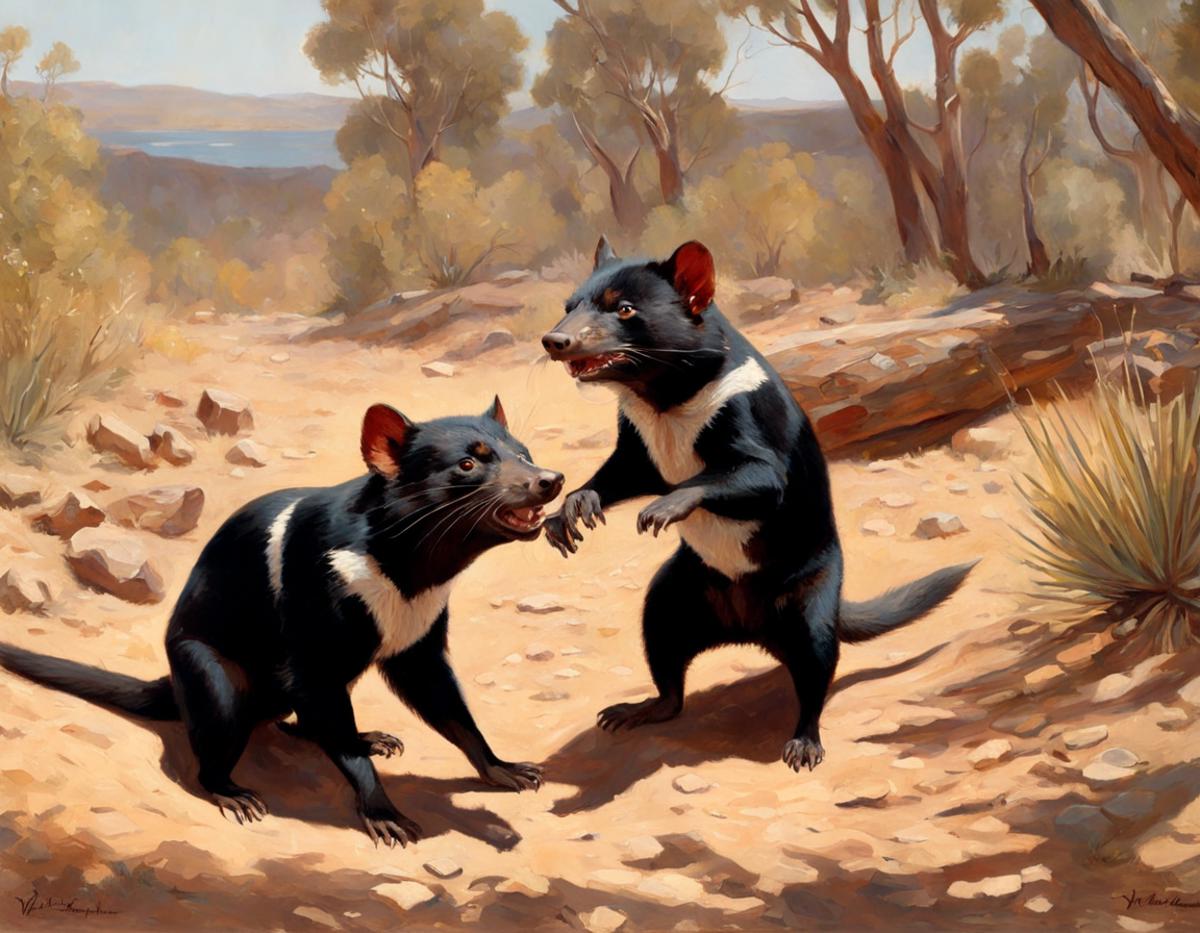 Tasmanian devil (Sarcophilus harrisii) SD XL image by durrie