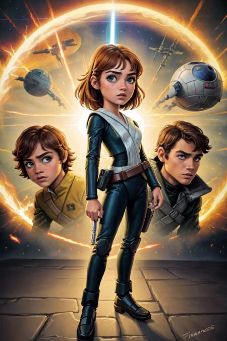 star wars childrens epic movie poster AS-YoungV2
(masterpiece:1.2) (illustration:1.2) (best quality:1.2) (cinematic lighting) (sharp focus)