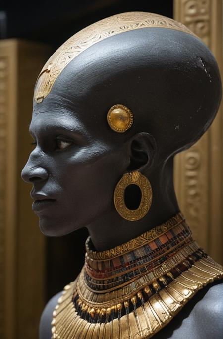 ((Introduce quality iteratively))(((3/4 side view photo extremely exaggerated war-scream warcry expression)))((analog photo from the shared mind visualization of adult redhaired thick curly hair Ancient royal Egyptian goddess with conehead elongated skull cranium homocapensis in celestial supernal empyreal lofty elevated mansion perfect in form face elegance eloquence panache class)(extramission depth of field)( sharpness)(abysmal black point)(art of genius)(elegant gradients)((1970's film colors complementary saturated hues))((dark corners vignette))
<lora:LCM-LoRA-XL_V1:0.21>
<lora:SDXLHighDetail_v5:0.3>