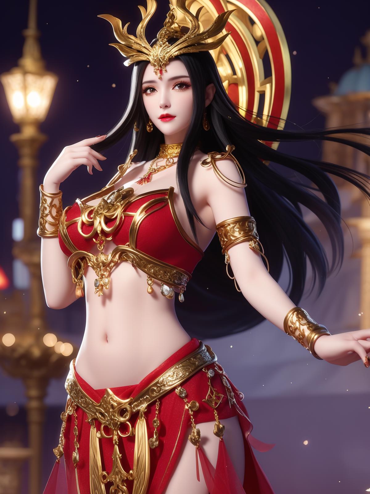 斗破苍穹_美杜莎/彩鳞（露脐装）_Battle Through The Heavens_Medusa/Cai Ling（Bare midriff） image by blacksnow