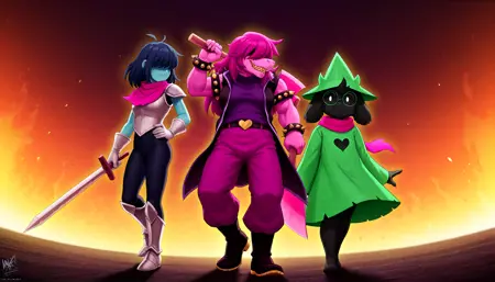 Deltarune [XL, Illustrious, Pony, 1.5] LoRA