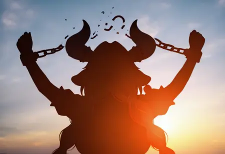 Man Breaking Chains Meme