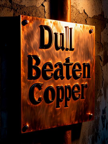 Dull Beaten Copper Style - CE V01 - SD3