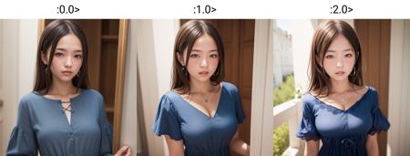 portrait of a girl    blue dress  <lora:tangbohu-breasts_1.0:0.0>