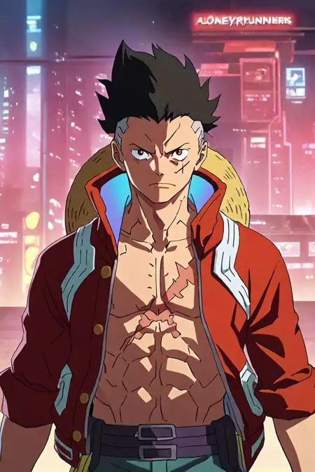 Cyberpunk Edgerunners style illustriousXL