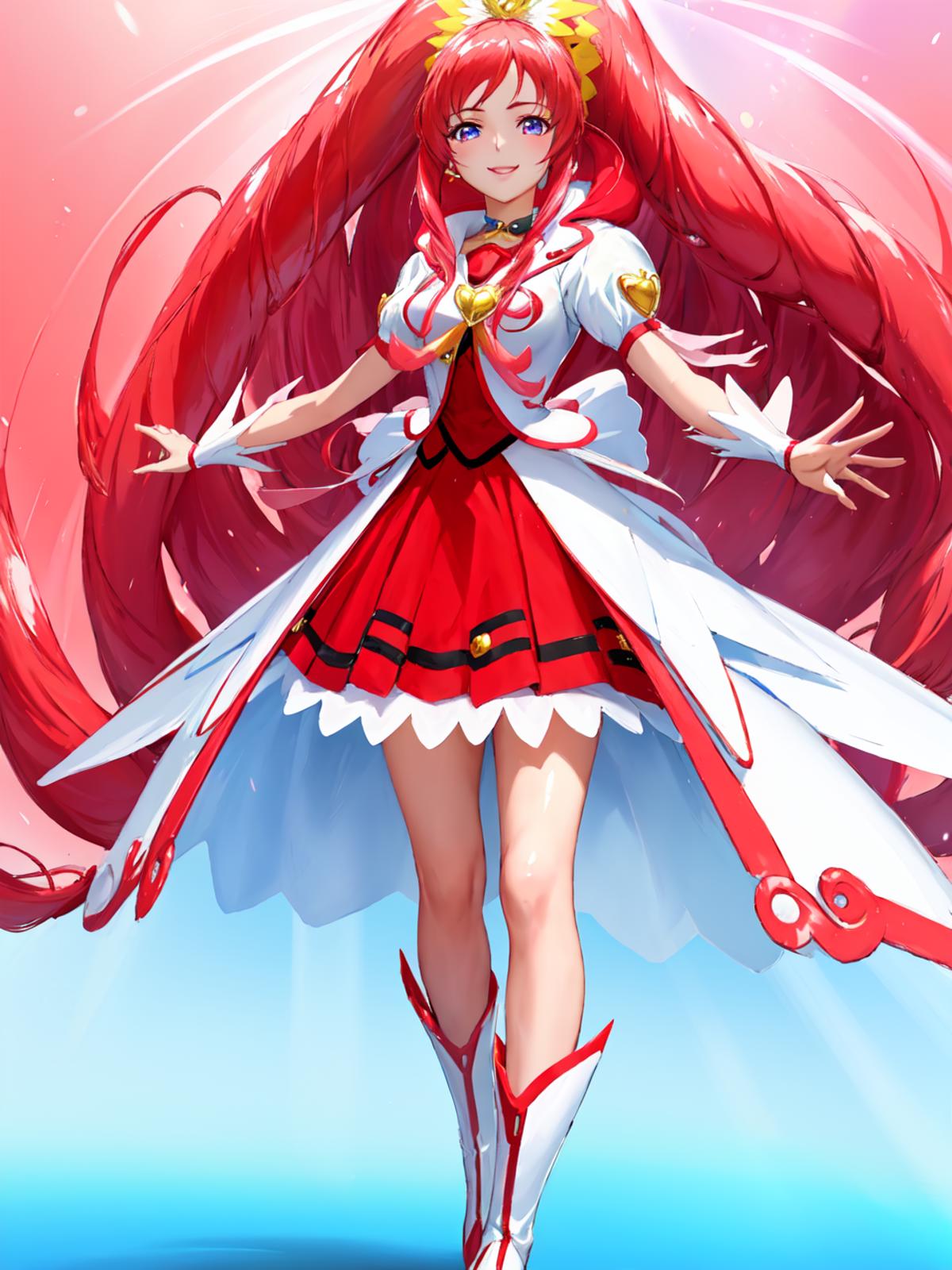 Cure Ace (Doki Doki! Pretty Cure) ドキドキ！プリキュア キュアエース image by secretmoon