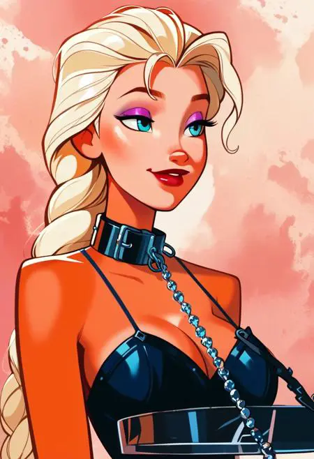 Bondage waitress pony