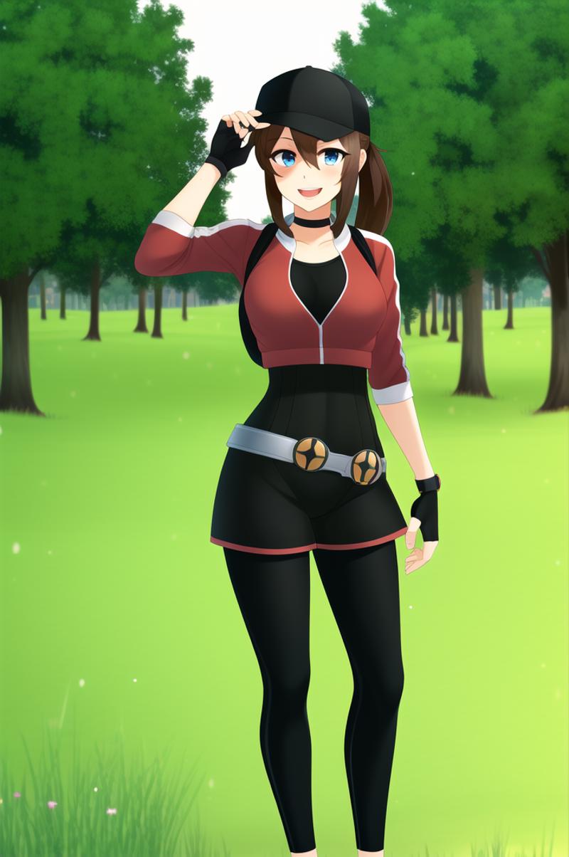 Pokemon Go - Female Trainer (Red) [COMMISSION] image by turkey910