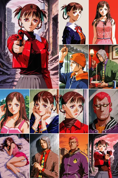 [illustrious XL] 5 in 1，《A KITE》/《风筝》 Yasuomi Umetsu/梅津泰臣，sawa/砂羽- Artist Style