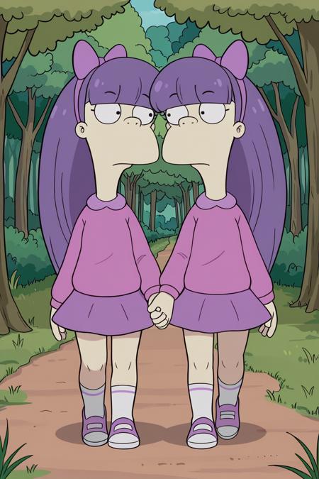 Sherri and Terri (The Simpsons) Illustrious