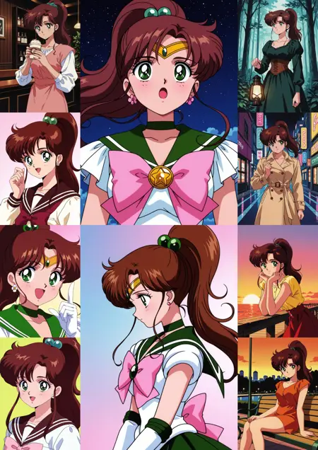 Makoto Kino (Sailor Jupiter) Retro - [Character] - IllustriousXL