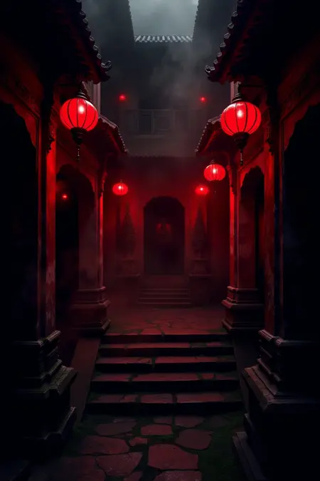 DL_Chinese Style Ancient Architecture Rendering_Generation Of Eerie Scenes