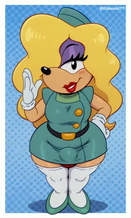 Stewardess Sonic // Adventures of Sonic The Hedgehog