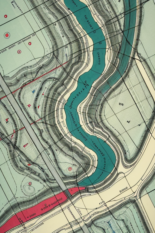 Harold Fisk's meander maps image by j1551