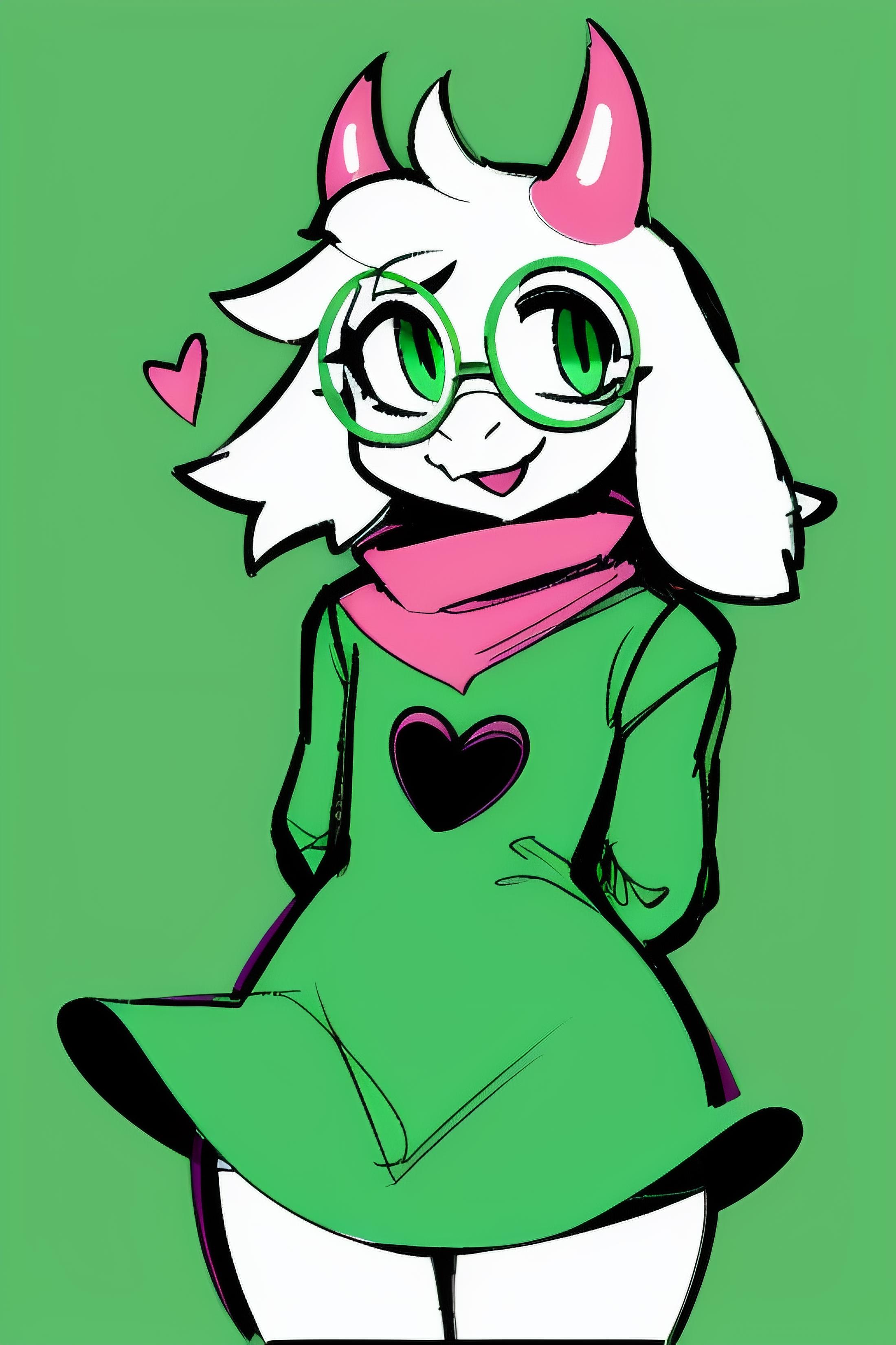 Ralsei (White fur) (Deltarune) image by MacDiddy