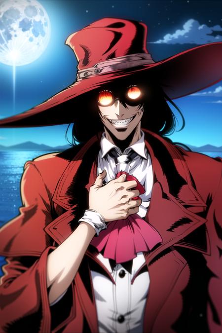 Alucard in different anime styles : r/Hellsing