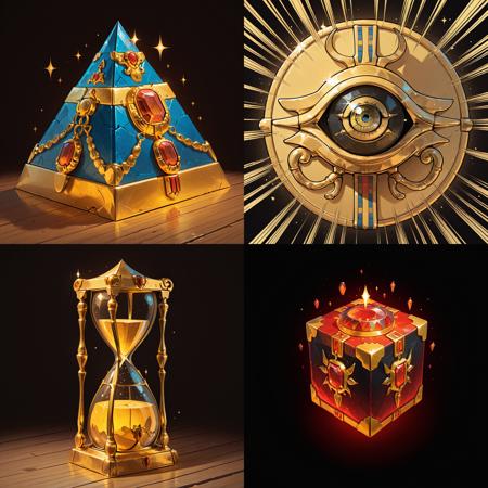 Egyptian Icons (Fantasy Game Asset) [Illustrious & SD1.5] Illustrious