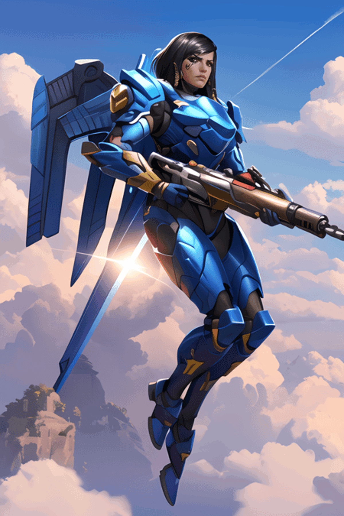 Pharah - Overwatch Wiki - Pharah Overwatch, HD Png Download