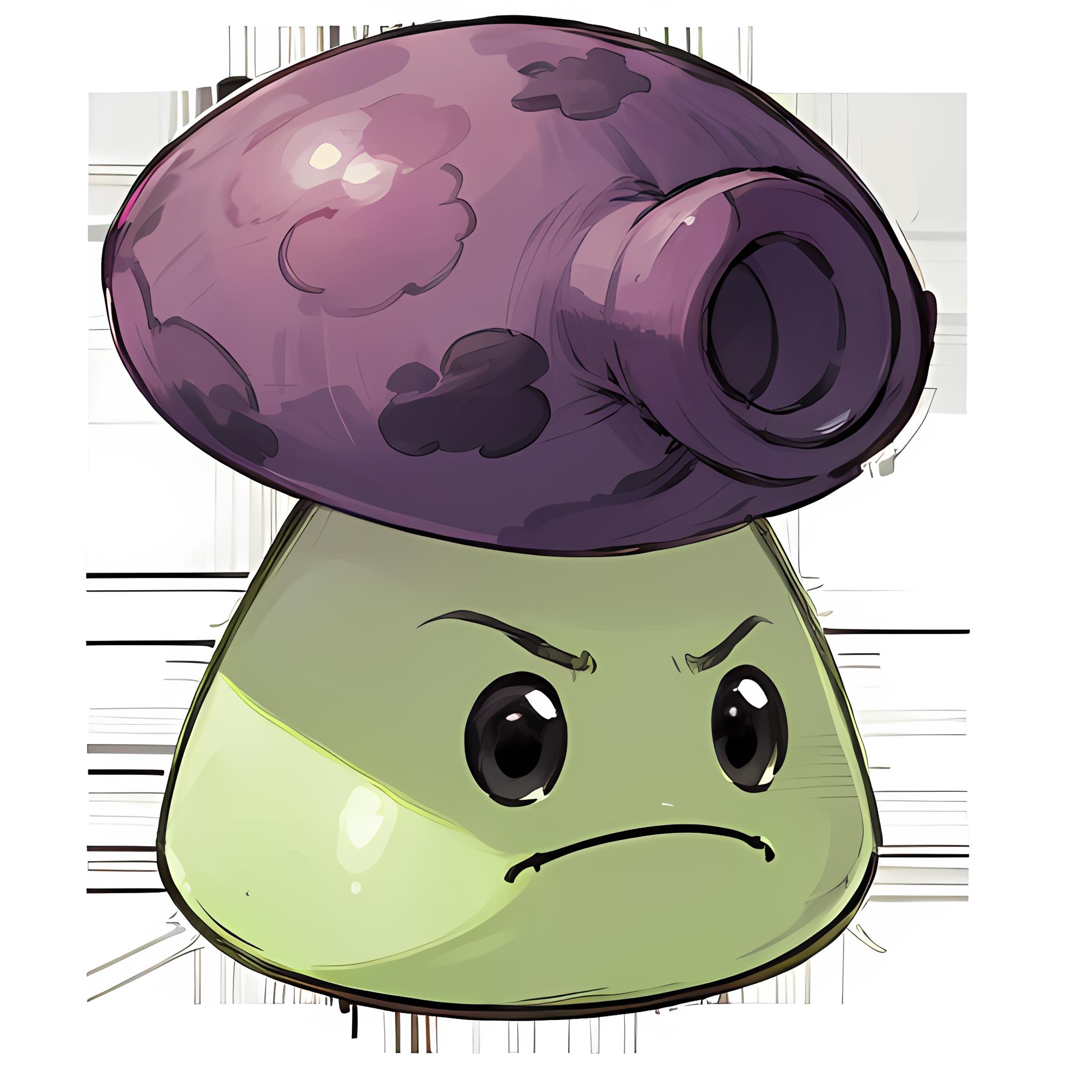 Fume-shroom v1.0 [Plants vs Zombies | PVZ] -by AutoRunMech image by AutoRunMech