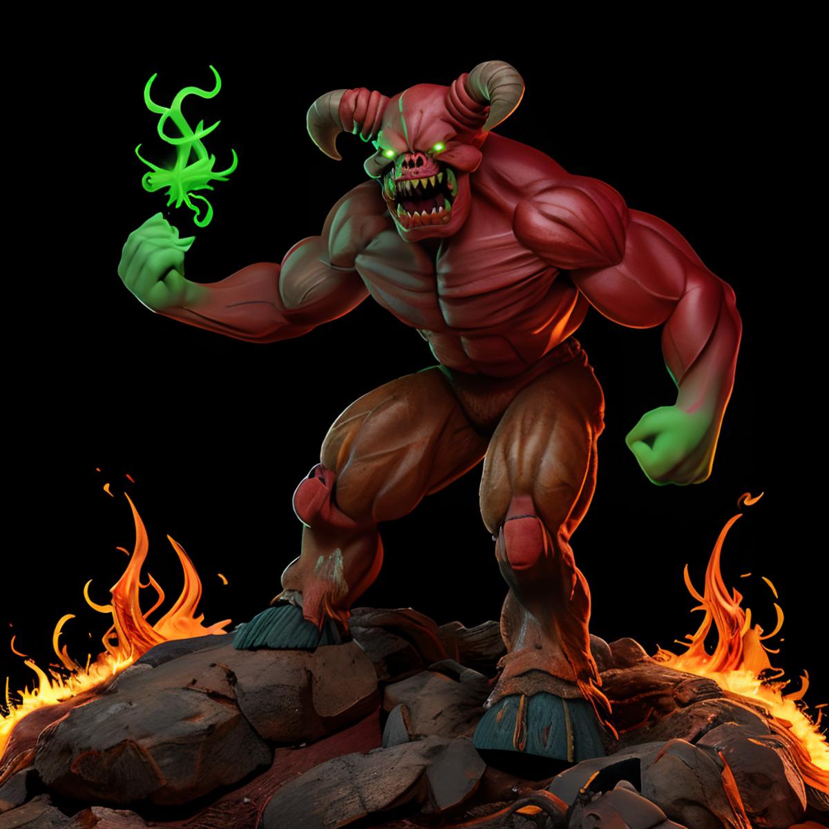 Classic Doom Baron of Hell image by wikkitikki
