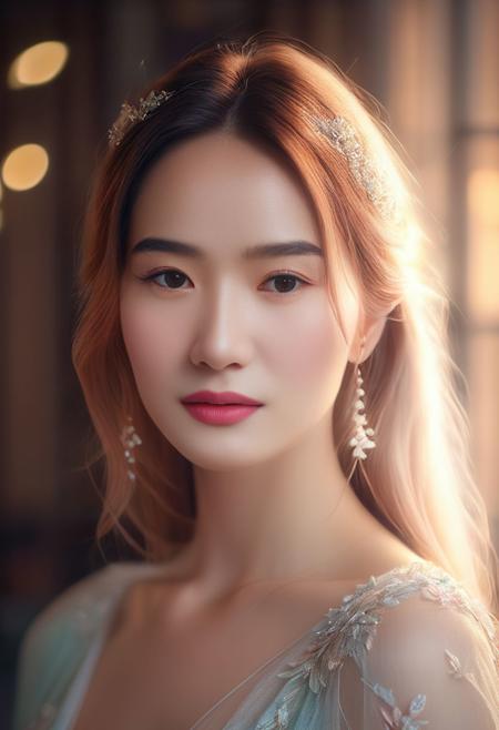 Beautiful woman in a very romantic environment, soft lighting, dreamy atmosphere, ethereal, high detail, portrait, elegant, delicate features, romantic setting, pastel colors, emotional expression, masterpiece, 4k resolution, Extremely high-resolution details, photographic, realism pushed to extreme, fine texture, incredibly lifelike, looking at viewer, solo focus, realistic, photorealistic, 1girl, (((masterpiece))), ((photorealistic:1.4)), ((realistic:1.4)), ((best quality)), ((official art, extremely detailed CG unity 8k wallpaper)), ((highly detailed)), ((absurdres)), ((8k resolution)),