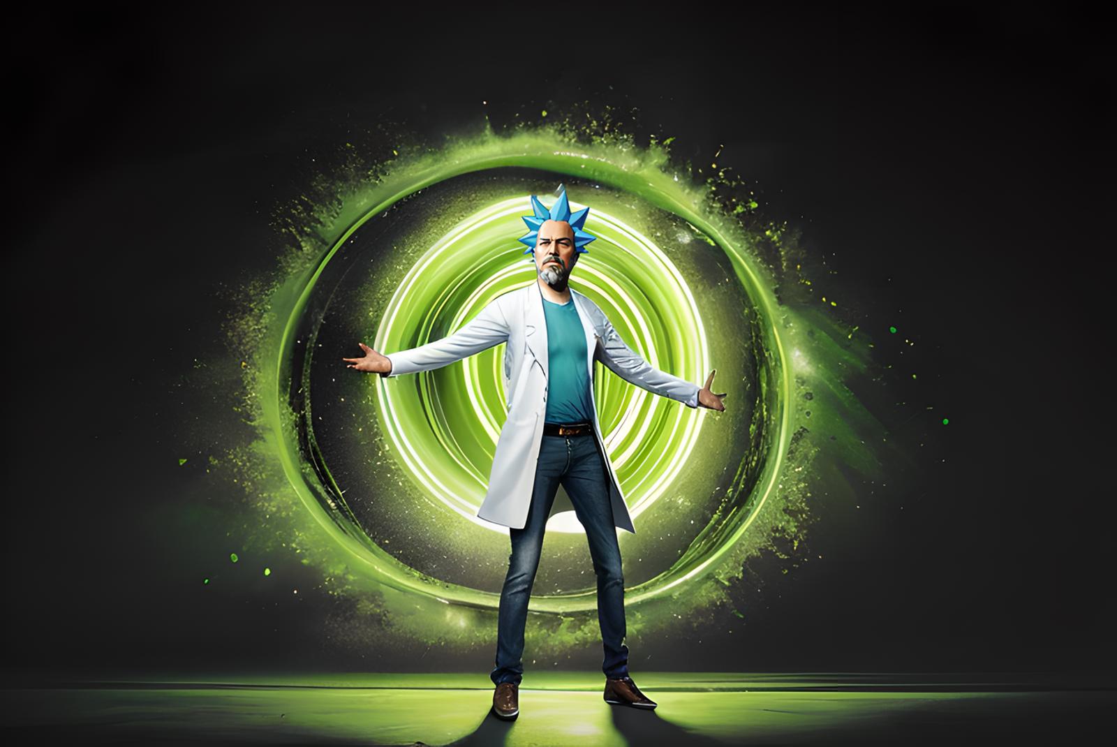 Green Portal (Rick and Morty) image by wikkitikki