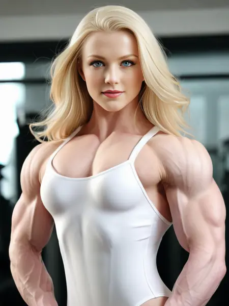 Photorealistic Muscle Girls SDXL