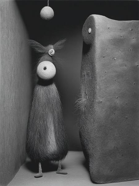 <lyco:RogerBallen:1.0> an extraordinary photo by roger ballen of preiser figures